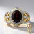 Anello in oro con Rodolite della Rift Valley (Rifkind 1894 Collection)