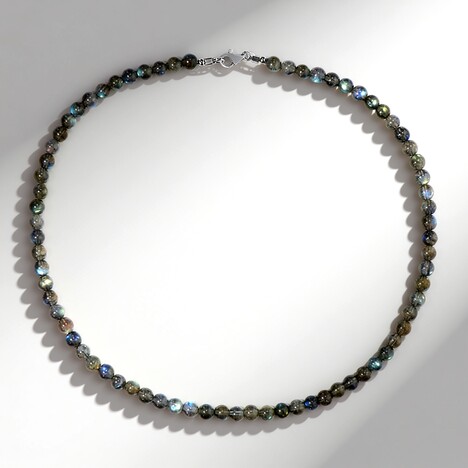 Collana in argento con Labradorite