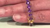 Brazalete en plata con Amatista de Marruecos