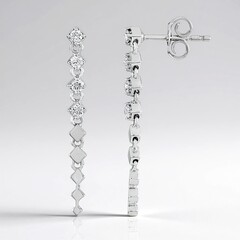 Orecchini in oro con Diamante IF (G) (de Melo Gold)
