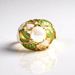 Anello in argento con Opale di Welo (Adela Silber)