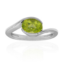 Anello in argento con Peridoto