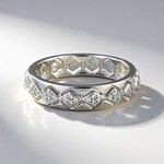 Anello in argento con Zircone
