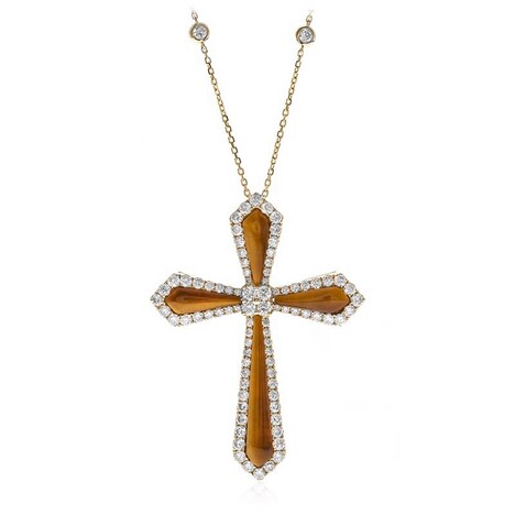 Tigerauge-Goldhalskette (CIRARI)