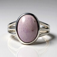 Fluorite Opal Silver Ring