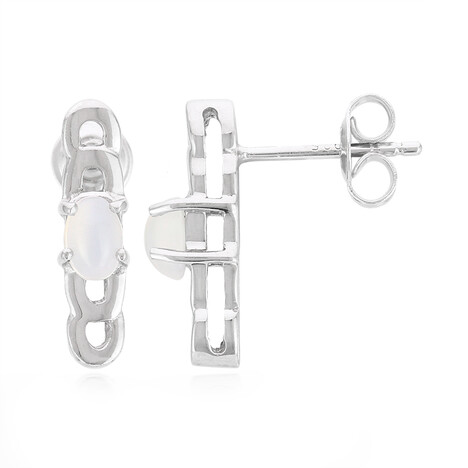 Türkischer Chalzedon-Silberohrringe