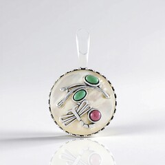 Ciondolo in argento con Madreperla (Desert Chic)