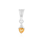 Pendentif en argent et Citrine
