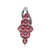 Pink Tourmaline Silver Pendant