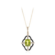 Collana in oro con Peridoto Dashihe  (CIRARI)