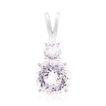 Weißer Kunzit-Silberanhänger (Pallanova)