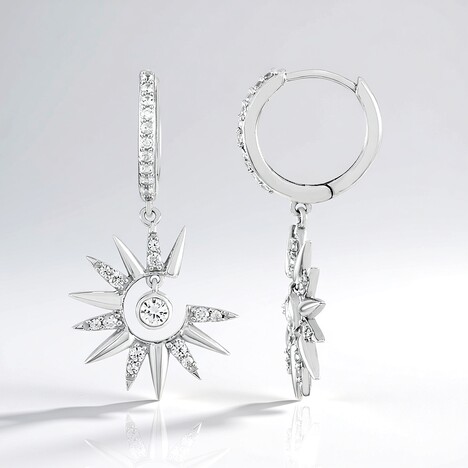 Orecchini in argento con Zircone