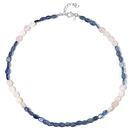 Edelstein-Silberhalskette