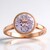 Anello in argento con Kunzite