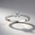 Anello in oro con Diamante VVS1 (G) (Annette)