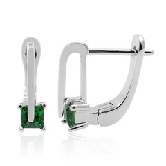 Pendientes en plata con Tsavorita de Tanzania