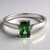 Anello in argento con Apatite Cromo