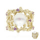 Anello in argento con Perla d'Acqua Dolce Bianca (TPC)