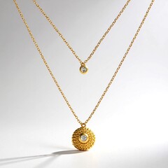 Collana in oro con Diamante Cioccolato VS1 (de Melo Gold)