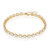 Weißer Topas-Silberarmband