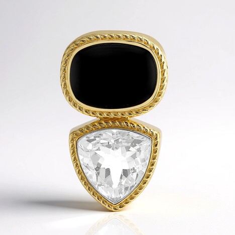 Ciondolo in argento con Onice Nero (MONOSONO COLLECTION)