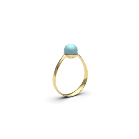 Larimar-Silberring