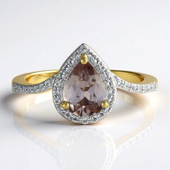 Anello in oro con Zircone Hartsite