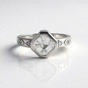 Anello in argento con Zircone