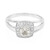 Bague en argent et Orthose