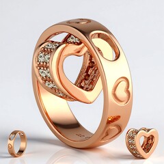 Ciondolo in oro con Diamante Rose de France SI1 di Argyle