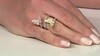 Gouden ring met gele S12 diamanten (CIRARI)