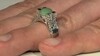 Bague en argent et Chrysoprase impériale
