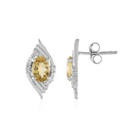Orecchini in argento con Berillo Giallo