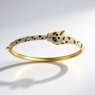 Brazalete en plata con Peridoto (Adela Silber)