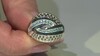 Bague en argent et Topaze bleu Suisse (Annette classic)