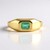 Anello in argento con Smeraldo Colombiano
