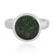 Anello in argento con Uvarovite
