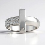 Anello in argento con Zircone