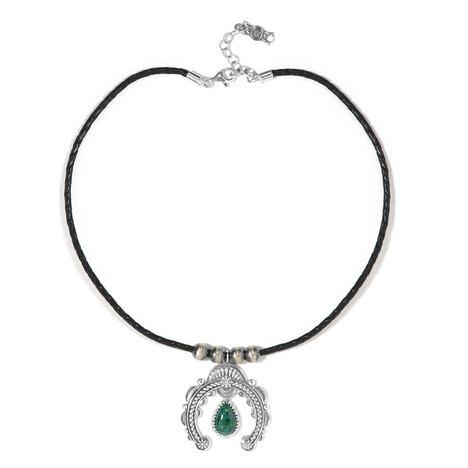 Chrysokolla Necklace (Desert Chic)