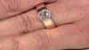 Zilveren ring met een morganiet