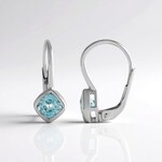 Orecchini in argento con Zircone Ratanakiri
