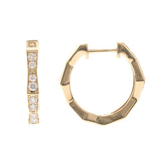 SI1 (H) Brillant-Goldohrringe