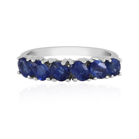 Anillo en plata con Cianita de Nepal