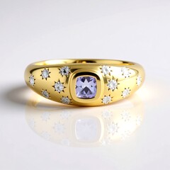 Anello in argento con Tanzanite
