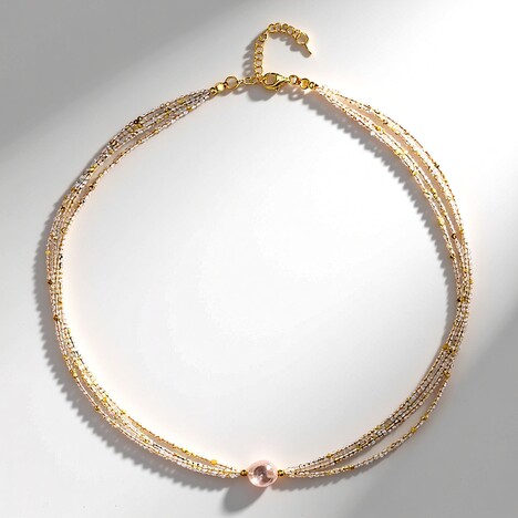 Collana in argento con Perla di Acqua Dolce