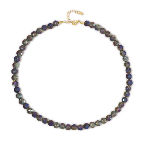 Collar en plata con Cuarzo Rayo de luna