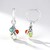 Boucles d'oreilles en argent et Péridot