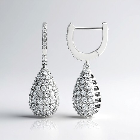 Orecchini in argento con Zircone