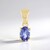 Ciondolo in oro con Tanzanite