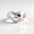 Anello in argento con Rubino Tanzania